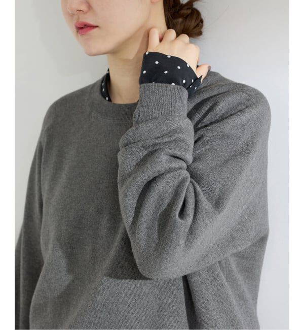 IENA「《追加2》スイビスムースプルオーバー」|ニット・セーター|グレー