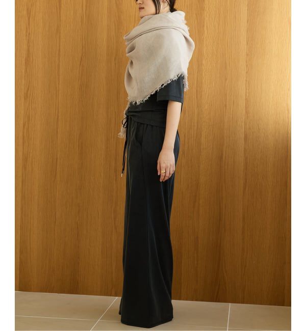 IENA LA BOUCLE「ASAUCE MELER/アソースメレリネンガーゼストール AM26SST31」|ストール|