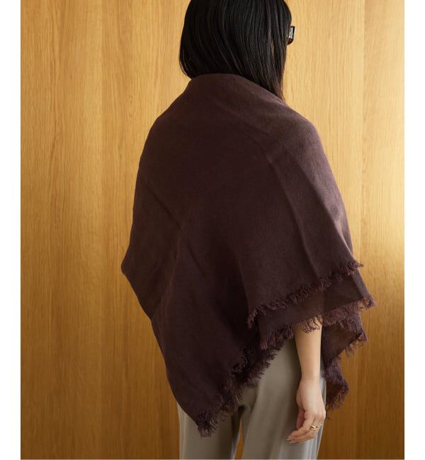 IENA LA BOUCLE「ASAUCE MELER/アソースメレリネンガーゼストール AM26SST31」|ストール|