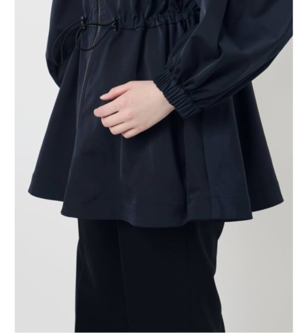 VERMEIL par iena「《追加2》ノーカラーギャザーZIPブルゾン」|その他|