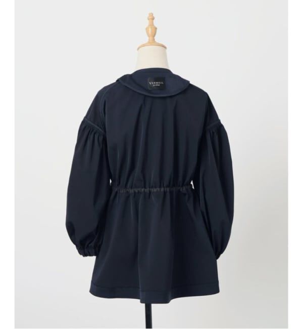 VERMEIL par iena「《追加2》ノーカラーギャザーZIPブルゾン」|その他|