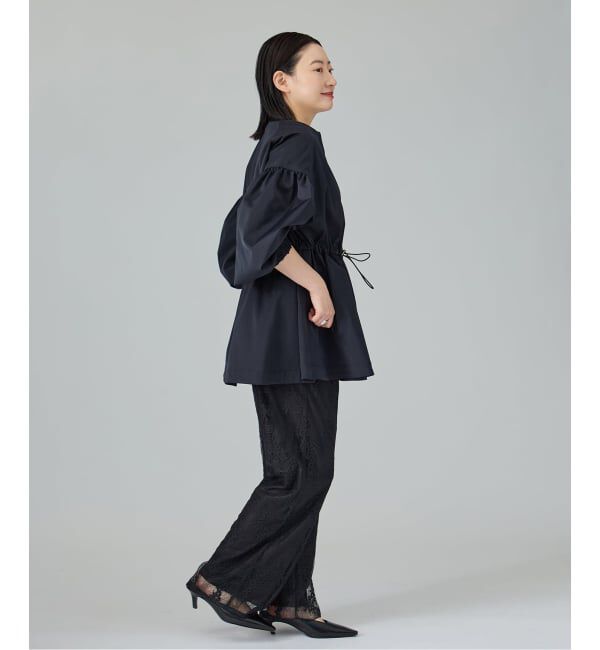 VERMEIL par iena「《追加2》ノーカラーギャザーZIPブルゾン」|その他|