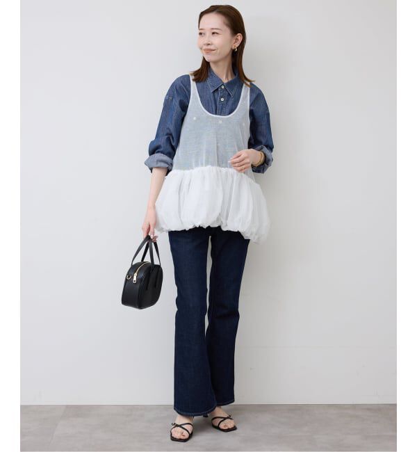 SLOBE IENA「LEDENIM LABOR FORM デニムシャツ」|シャツ・ブラウス|