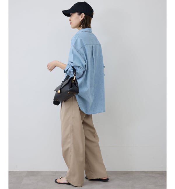 SLOBE IENA「LEDENIM LABOR FORM デニムシャツ」|シャツ・ブラウス|