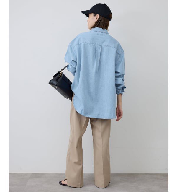 SLOBE IENA「LEDENIM LABOR FORM デニムシャツ」|シャツ・ブラウス|
