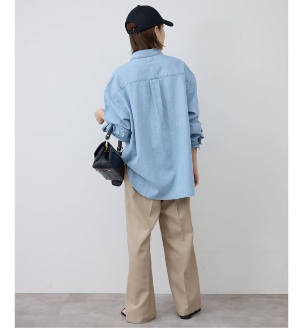 SLOBE IENA「LEDENIM LABOR FORM デニムシャツ」|シャツ・ブラウス|