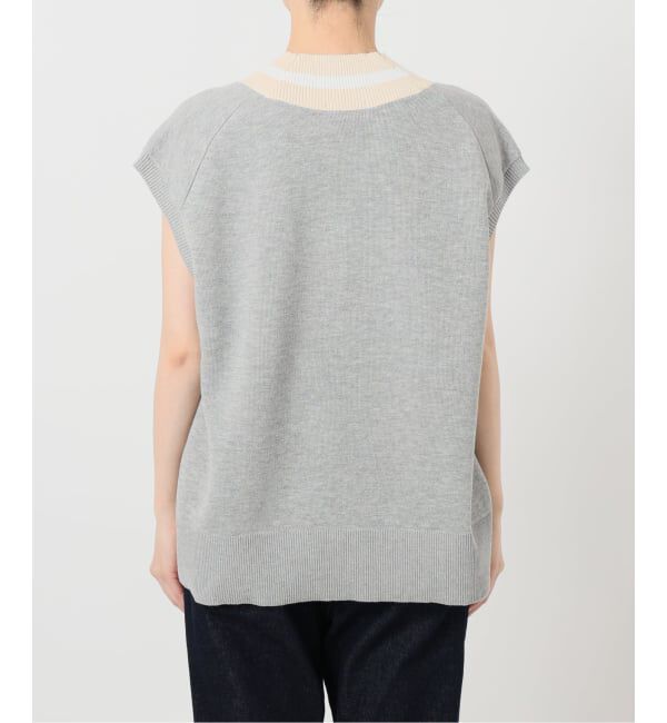 SLOBE IENA「サガラ刺繍レタードベスト」|ベスト・ジレ|