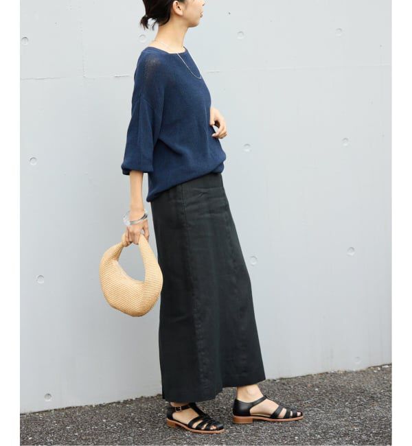 SLOBE IENA「《追加予約》SLOBE レザーグルカサンダル」|サンダル|