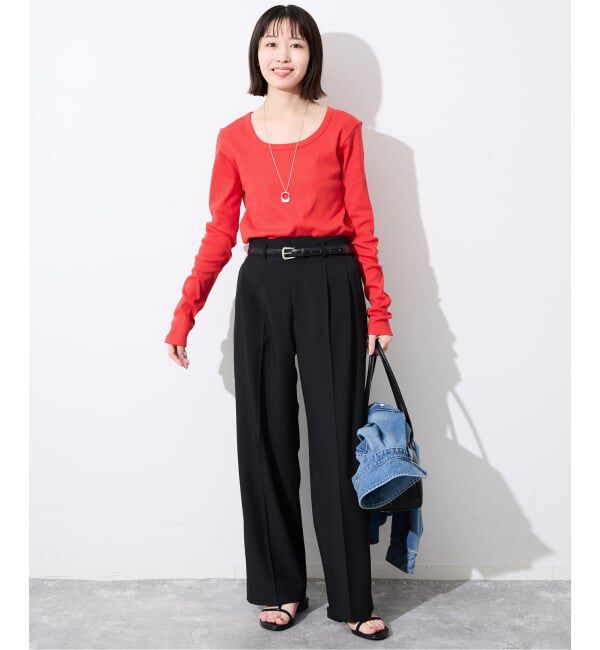 SLOBE IENA「《WEB限定/追加》パーフェクトカットソー」|Tシャツ・カットソー|