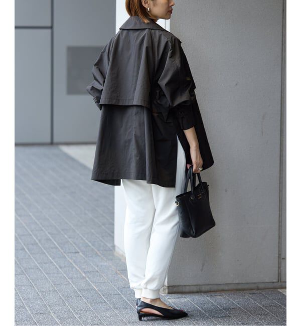 IENA「《新色あり/追加4/洗濯機洗い可》ポプリンオーバーショートコート」|その他|