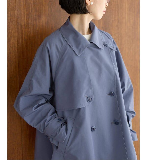 IENA「《新色あり/追加4/洗濯機洗い可》ポプリンオーバーショートコート」|その他|