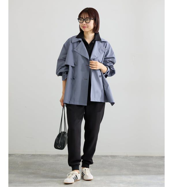 IENA「《新色あり/追加4/洗濯機洗い可》ポプリンオーバーショートコート」|その他|