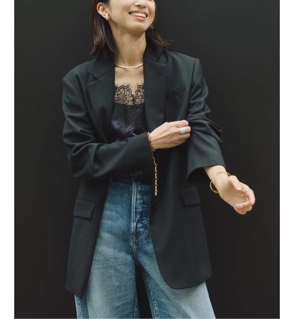 VERMEIL par iena「TAILORED ジャケット」|テーラードジャケット|ブラック