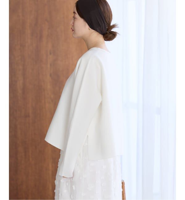 IENA「《新色/追加》ファインコットンスムースプルオーバー」|ニット・セーター|