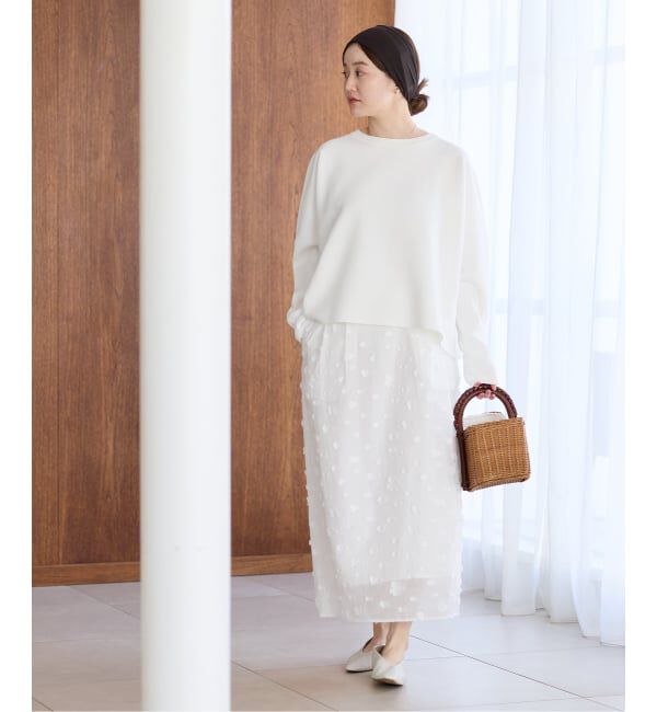 IENA「《新色/追加》ファインコットンスムースプルオーバー」|ニット・セーター|