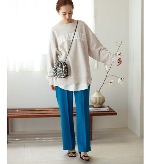 SLOBE IENA「《WEB限定/追加2》MARSEILLE ロゴスウェット」|スウェット・ジャージ|