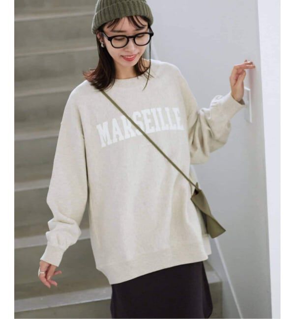 SLOBE IENA「《WEB限定/追加2》MARSEILLE ロゴスウェット」|スウェット・ジャージ|