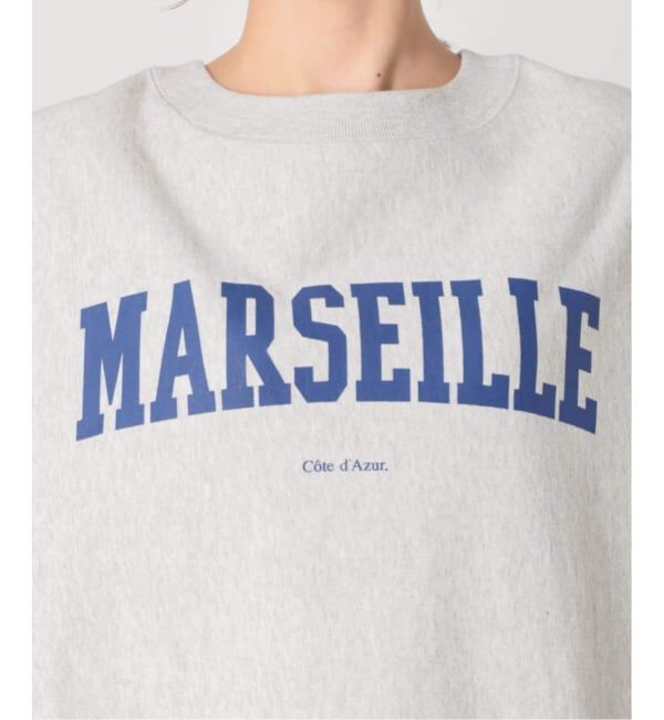 SLOBE IENA「《WEB限定/追加2》MARSEILLE ロゴスウェット」|スウェット・ジャージ|