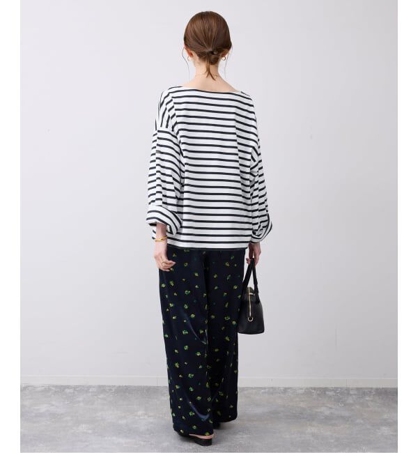 SLOBE IENA「LE MINOR/ルミノア SLOBE別注 ビッグボーダロンTEE」|Tシャツ・カットソー|