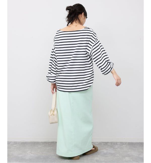 SLOBE IENA「LE MINOR/ルミノア SLOBE別注 ビッグボーダロンTEE」|Tシャツ・カットソー|