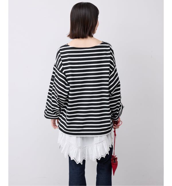 SLOBE IENA「LE MINOR/ルミノア SLOBE別注 ビッグボーダロンTEE」|Tシャツ・カットソー|