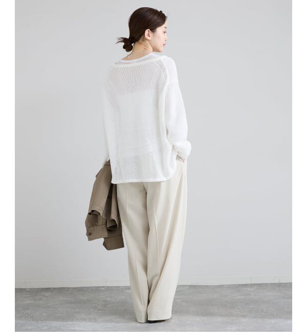 IENA「ギマコットンプルオーバー」|ニット・セーター|