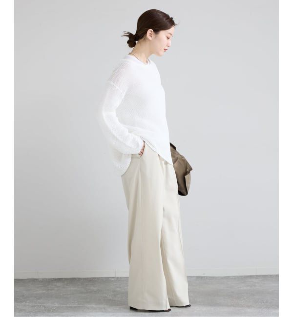 IENA「ギマコットンプルオーバー」|ニット・セーター|