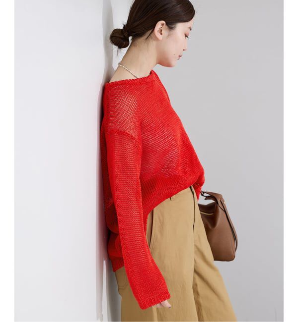 IENA「ギマコットンプルオーバー」|ニット・セーター|