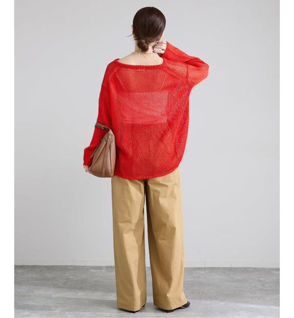 IENA「ギマコットンプルオーバー」|ニット・セーター|