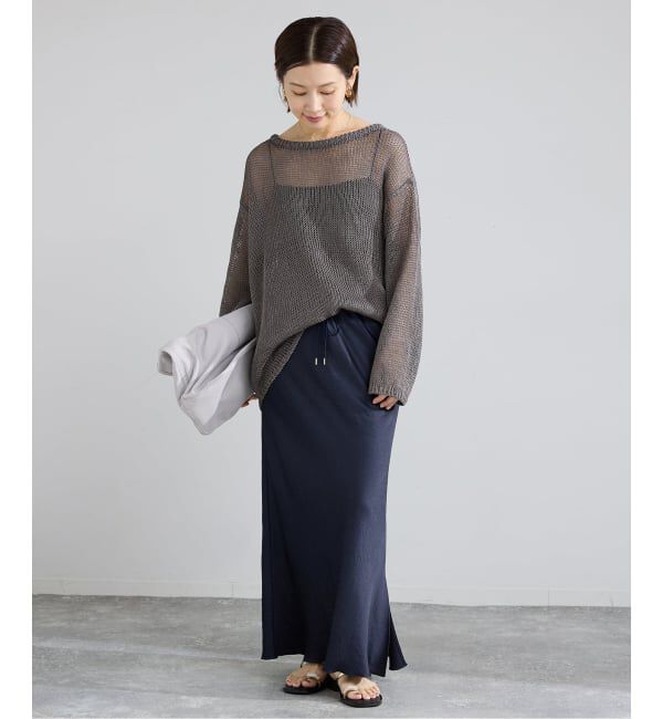 IENA「ギマコットンプルオーバー」|ニット・セーター|