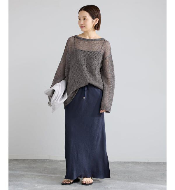 IENA「ギマコットンプルオーバー」|ニット・セーター|