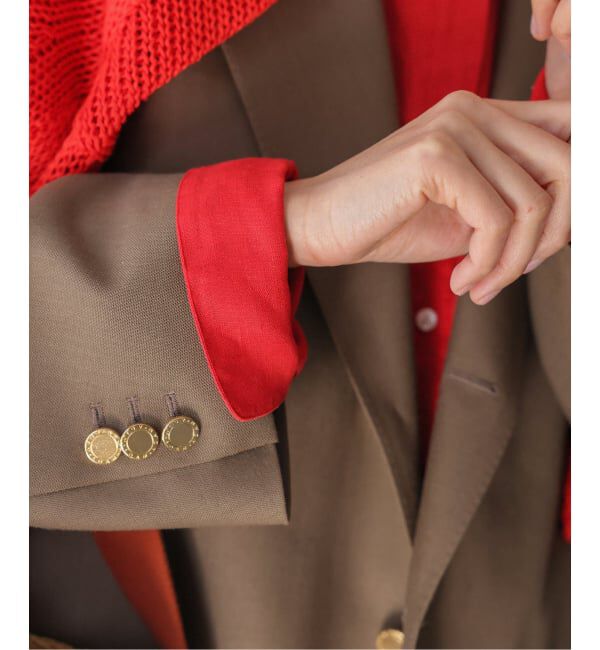 IENA「COUTURE D'ADAM/クチュールドアダム BIG JK Single Blazer Dese 26SS-009」|テーラードジャケット|