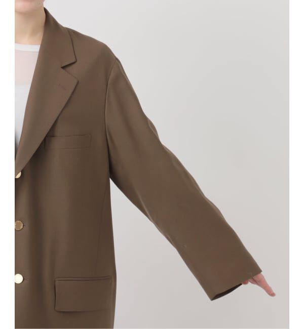 IENA「COUTURE D'ADAM/クチュールドアダム BIG JK Single Blazer Dese 26SS-009」|テーラードジャケット|
