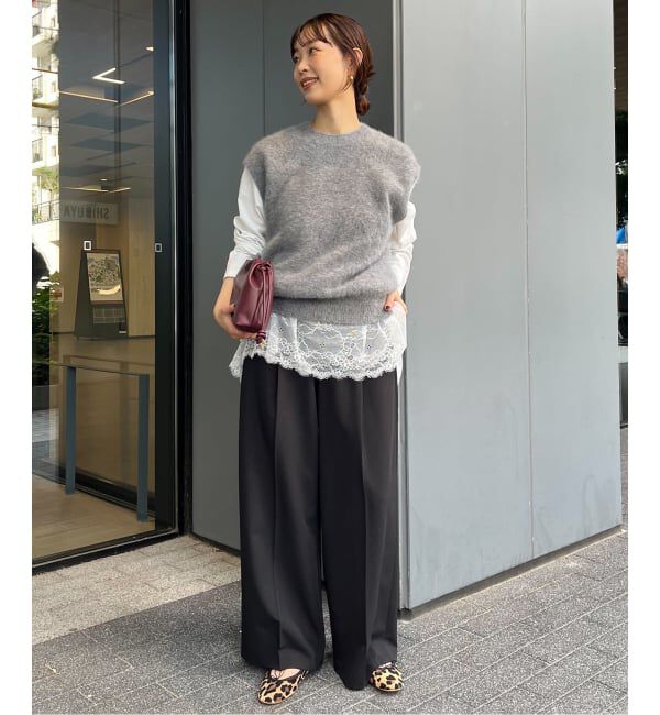 SLOBE IENA「《追加5》レースコンビカットソー」|Tシャツ・カットソー|