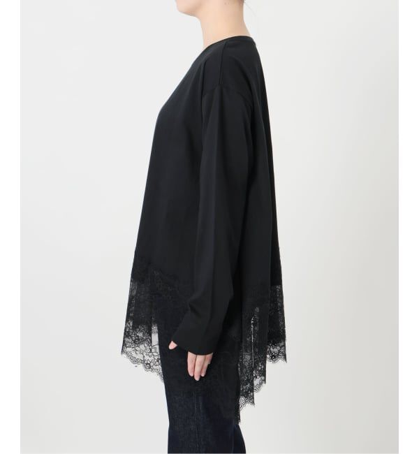 SLOBE IENA「《追加5》レースコンビカットソー」|Tシャツ・カットソー|