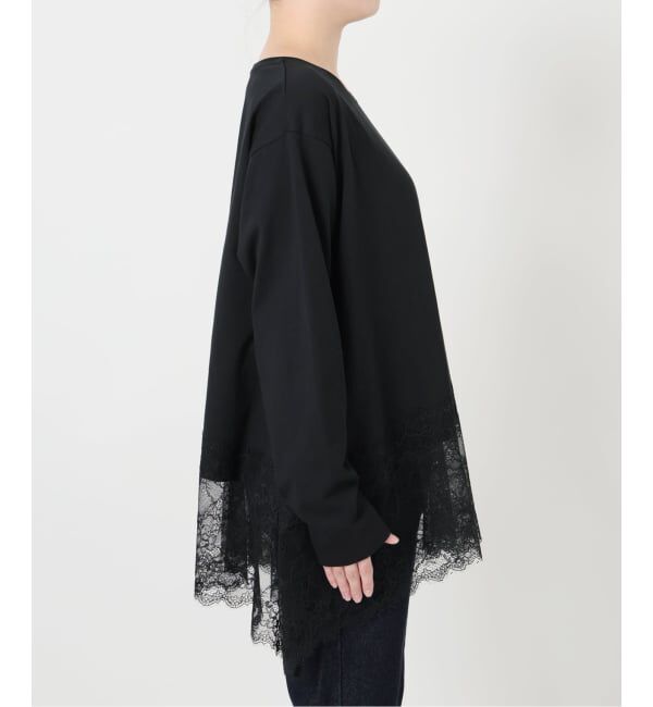 SLOBE IENA「《追加5》レースコンビカットソー」|Tシャツ・カットソー|