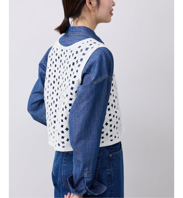 SLOBE IENA「エンブロイダリーベスト」|ベスト・ジレ|