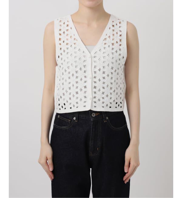 SLOBE IENA「エンブロイダリーベスト」|ベスト・ジレ|