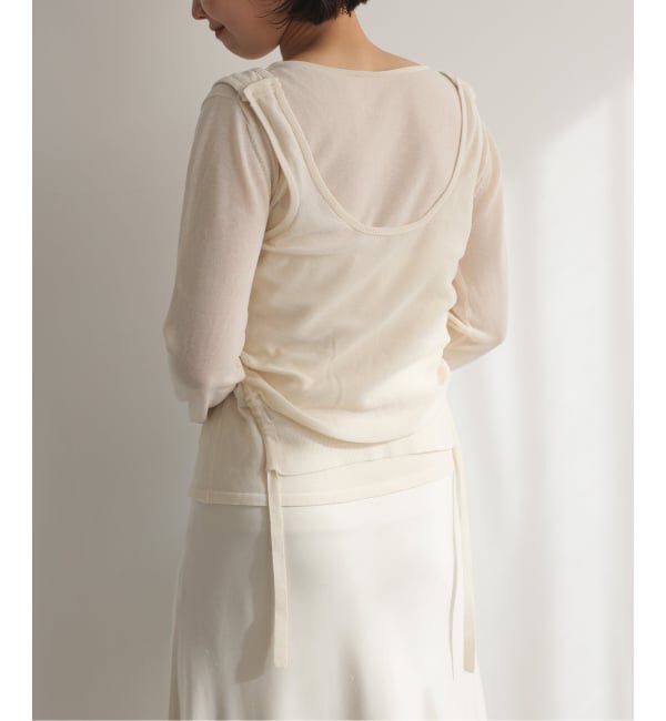 SLOBE IENA「tyn.TGOR/トゴール SLOBE別注 タンクセットカーディガン」|カーディガン|