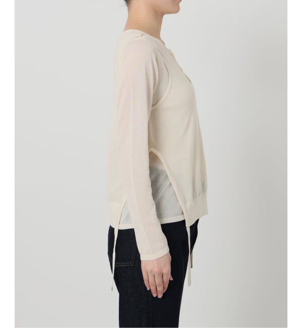 SLOBE IENA「tyn.TGOR/トゴール SLOBE別注 タンクセットカーディガン」|カーディガン|