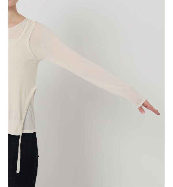 SLOBE IENA「tyn.TGOR/トゴール SLOBE別注 タンクセットカーディガン」|カーディガン|