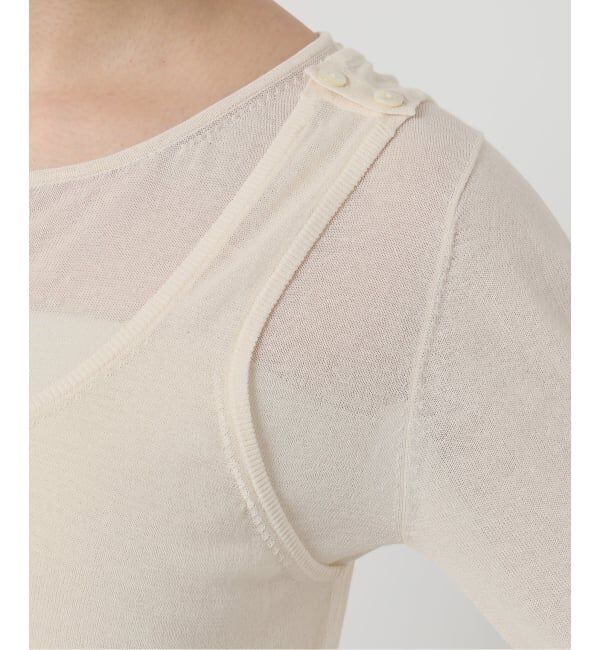 SLOBE IENA「tyn.TGOR/トゴール SLOBE別注 タンクセットカーディガン」|カーディガン|