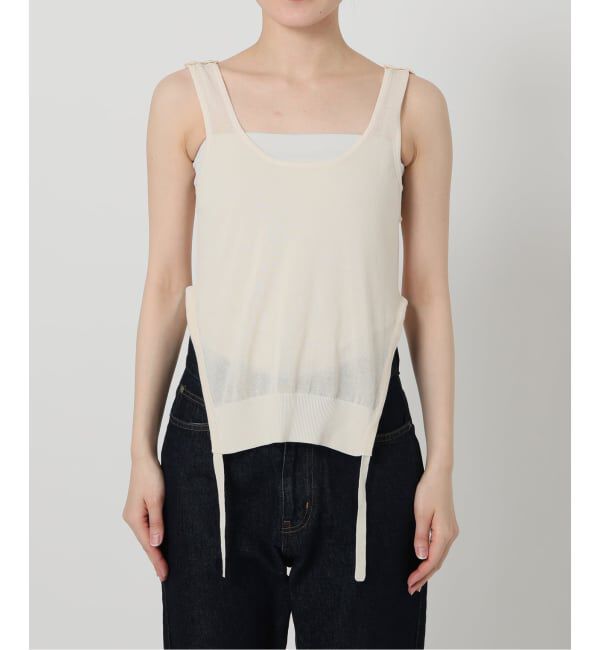 SLOBE IENA「tyn.TGOR/トゴール SLOBE別注 タンクセットカーディガン」|カーディガン|