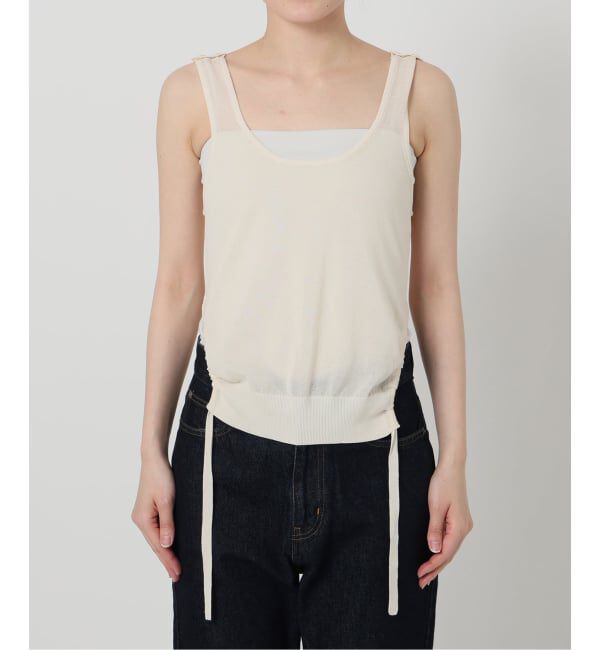 SLOBE IENA「tyn.TGOR/トゴール SLOBE別注 タンクセットカーディガン」|カーディガン|