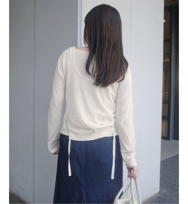 SLOBE IENA「tyn.TGOR/トゴール SLOBE別注 タンクセットカーディガン」|カーディガン|