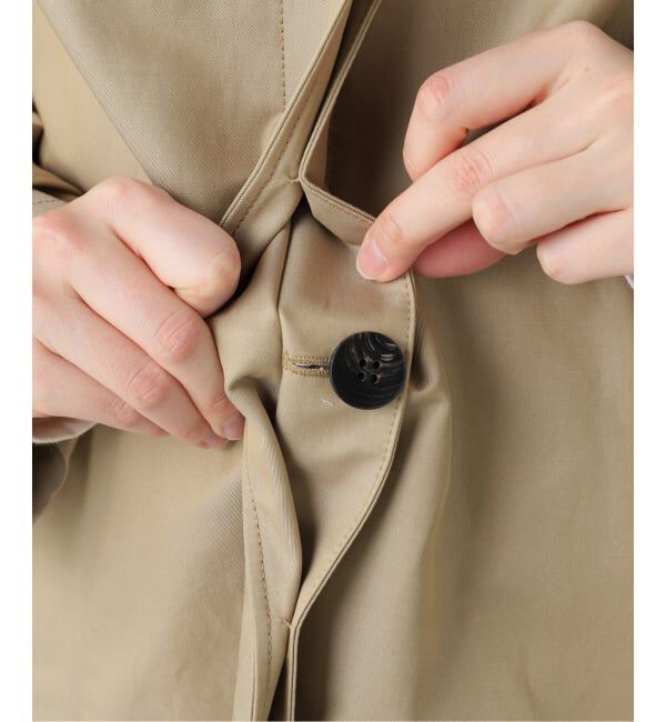 IENA「撥水Fly Frontステンカラーコート」|ステンカラーコート|