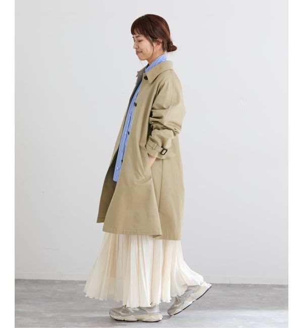 IENA「撥水Fly Frontステンカラーコート」|ステンカラーコート|