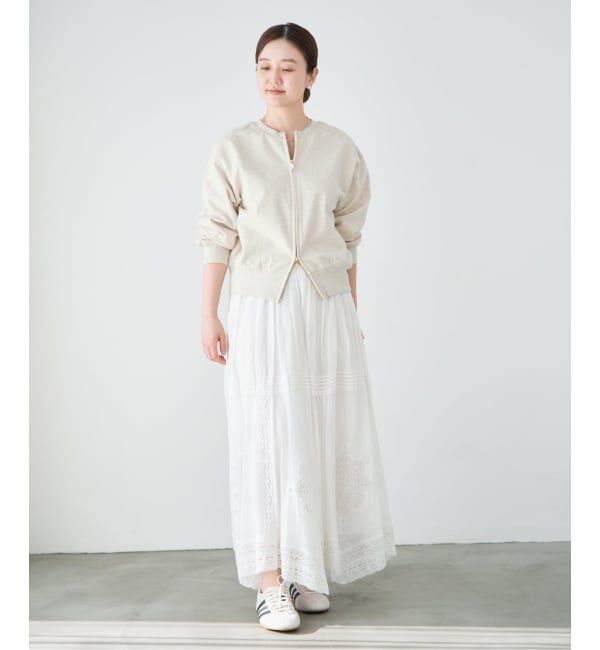 IENA「《追加》ジップオープン2WAYスウェットプルオーバー」|スウェット・ジャージ|