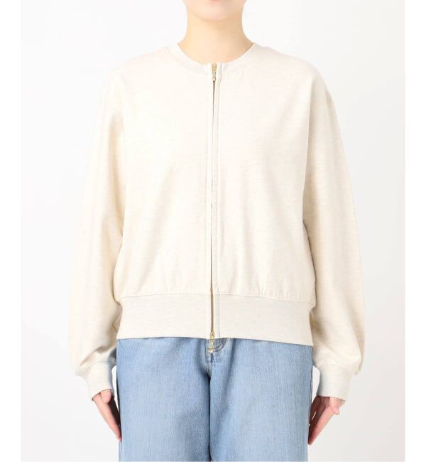 IENA「《追加》ジップオープン2WAYスウェットプルオーバー」|スウェット・ジャージ|