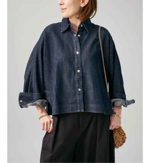 VERMEIL par iena「《追加》デニムフォルムシャツ」|シャツ・ブラウス|